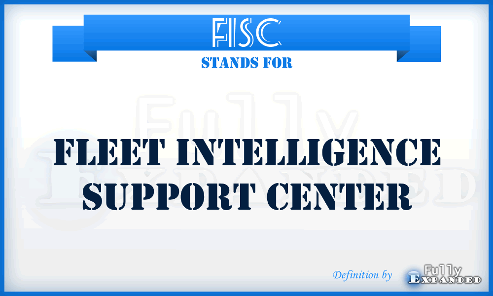 FISC - Fleet Intelligence Support Center