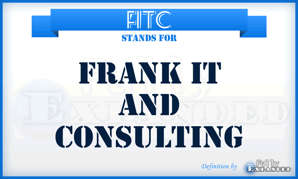 FITC - Frank IT and Consulting