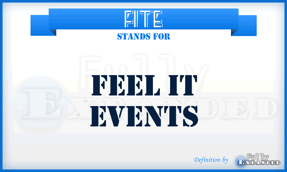 FITE - Feel IT Events