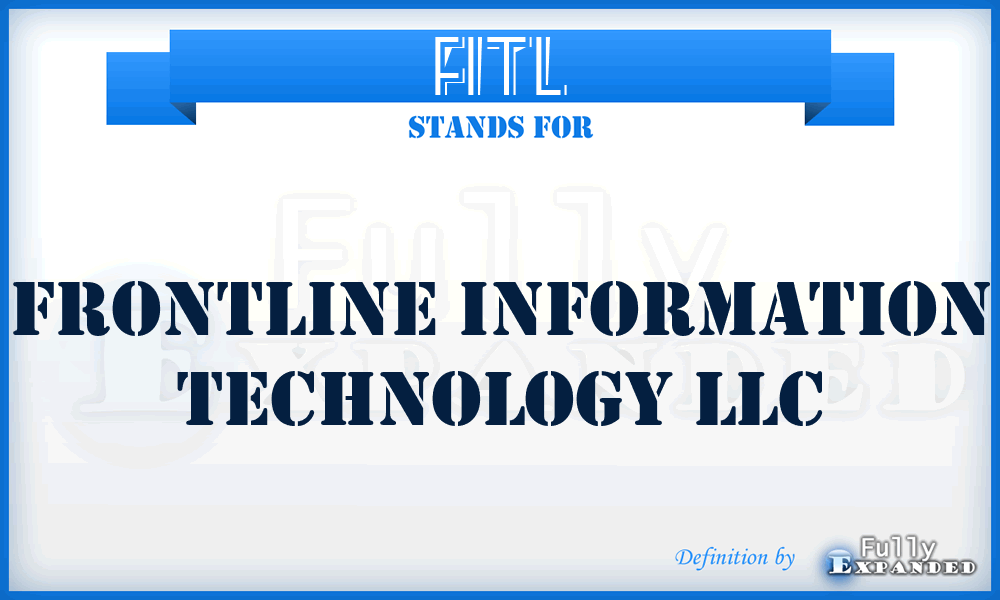FITL - Frontline Information Technology LLC