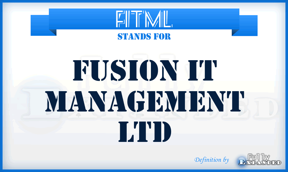 FITML - Fusion IT Management Ltd