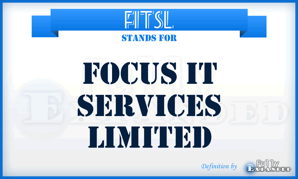 FITSL - Focus IT Services Limited