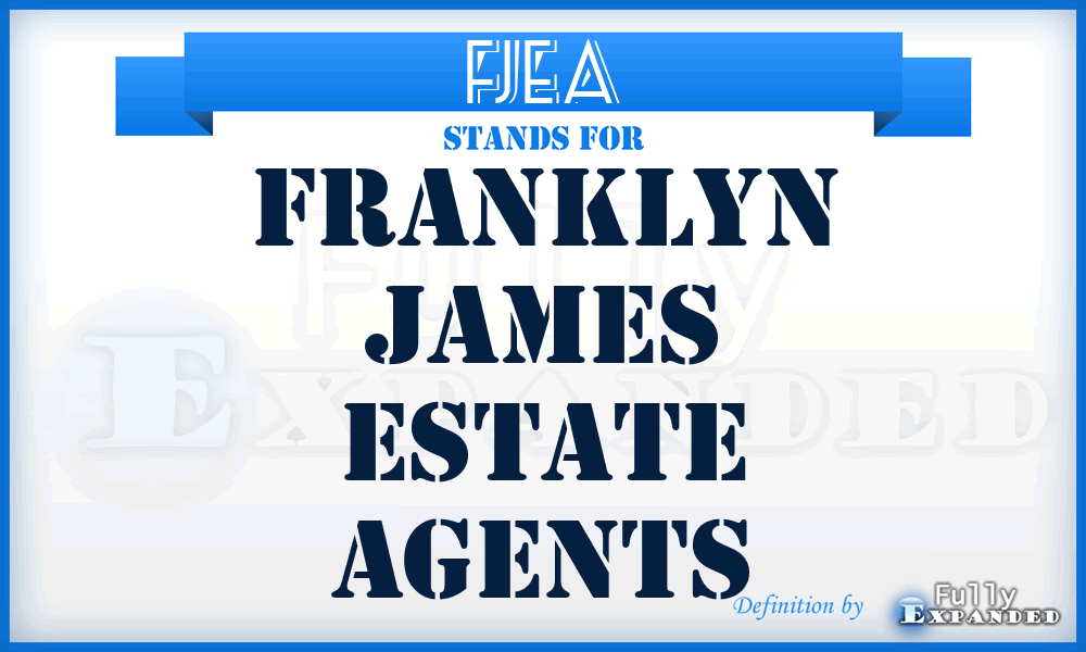 FJEA - Franklyn James Estate Agents