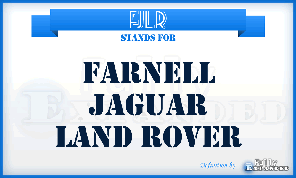 FJLR - Farnell Jaguar Land Rover