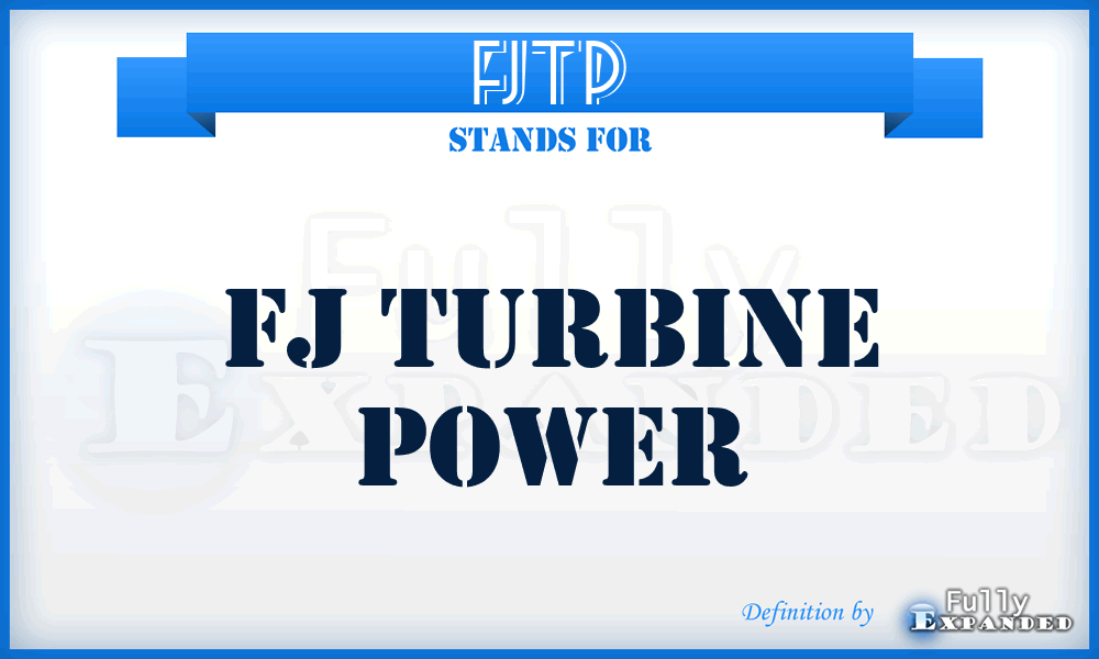 FJTP - FJ Turbine Power