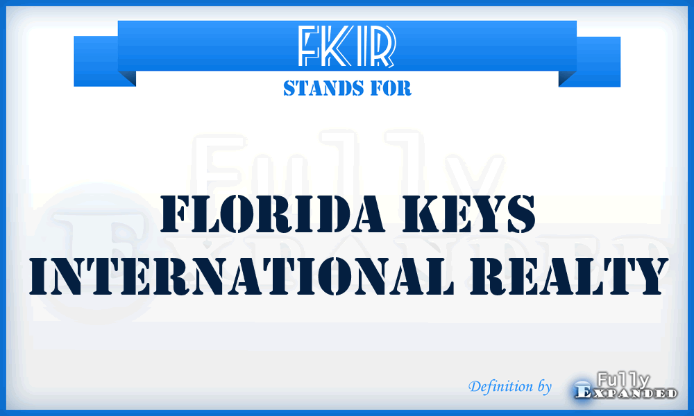 FKIR - Florida Keys International Realty
