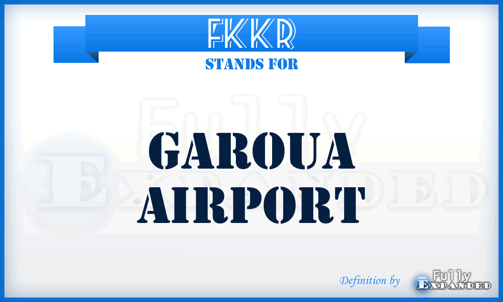 FKKR - Garoua airport