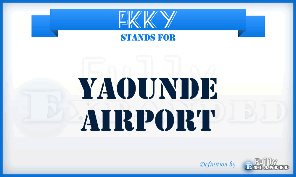 FKKY - Yaounde airport