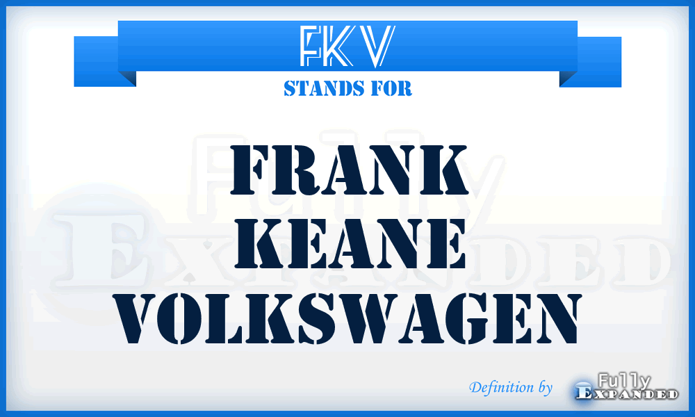 FKV - Frank Keane Volkswagen