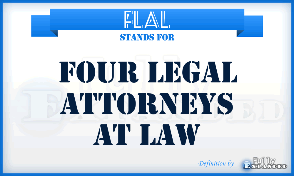 FLAL - Four Legal Attorneys at Law