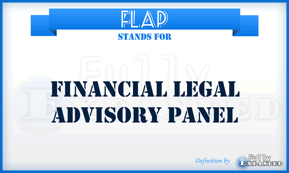 FLAP - Financial Legal Advisory Panel