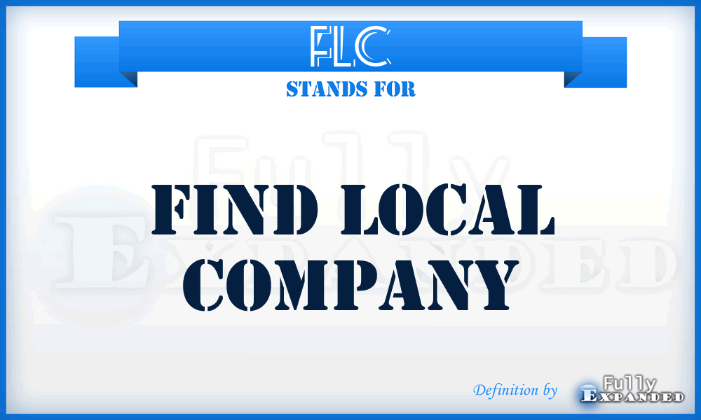 FLC - Find Local Company