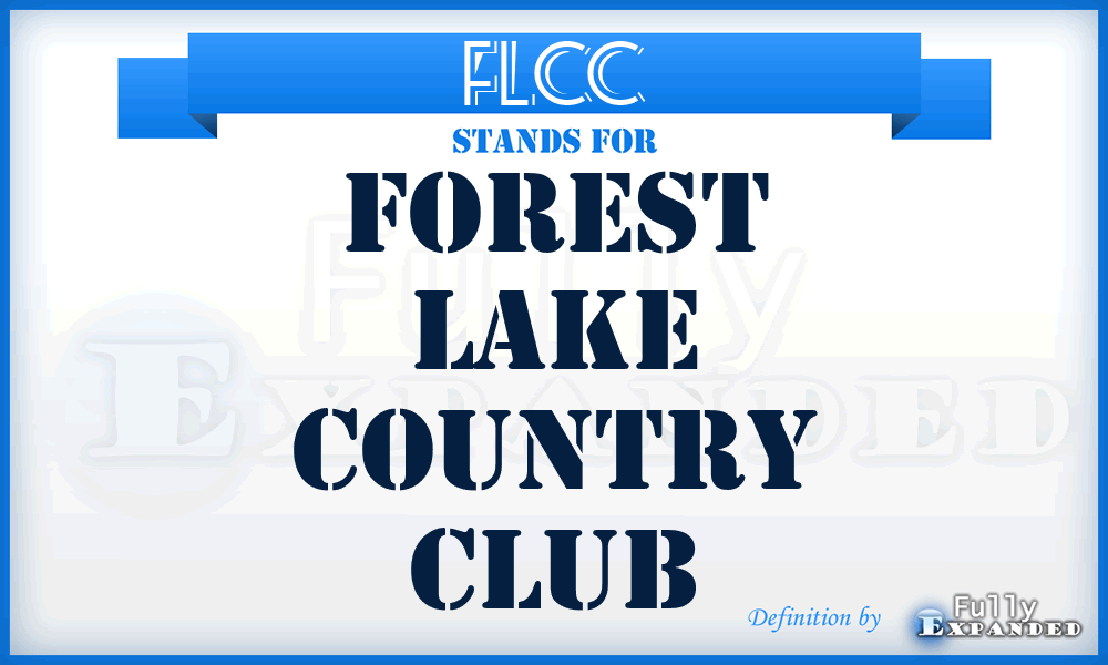 FLCC - Forest Lake Country Club
