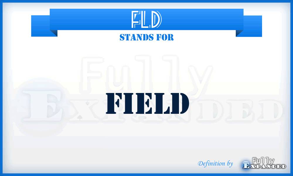 FLD - field