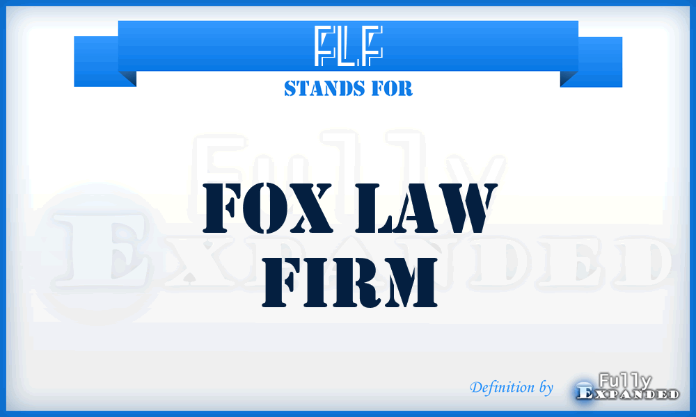 FLF - Fox Law Firm