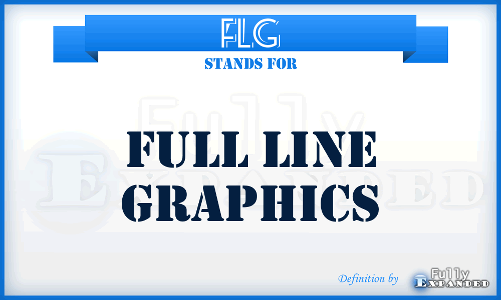 FLG - Full Line Graphics