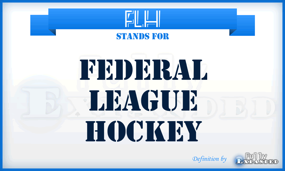 FLH - Federal League Hockey