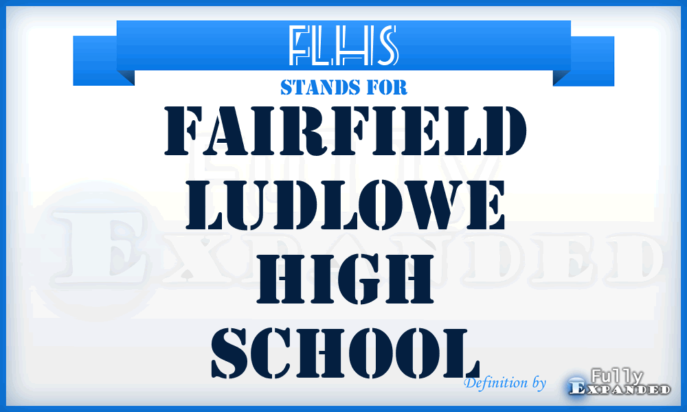 FLHS - Fairfield Ludlowe High School