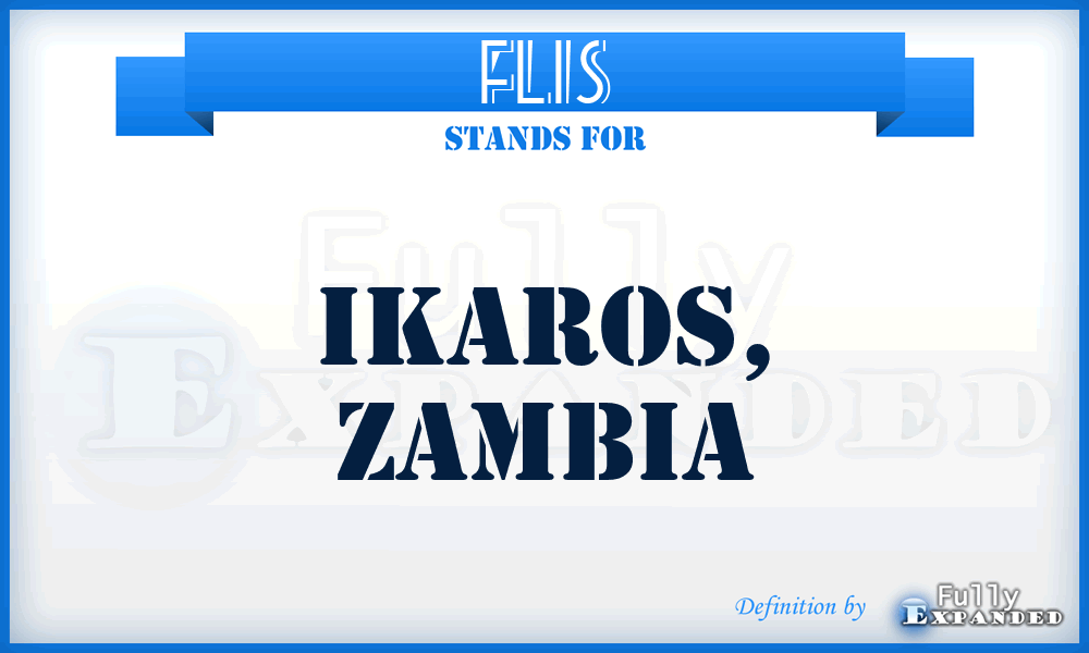 FLIS - Ikaros, Zambia