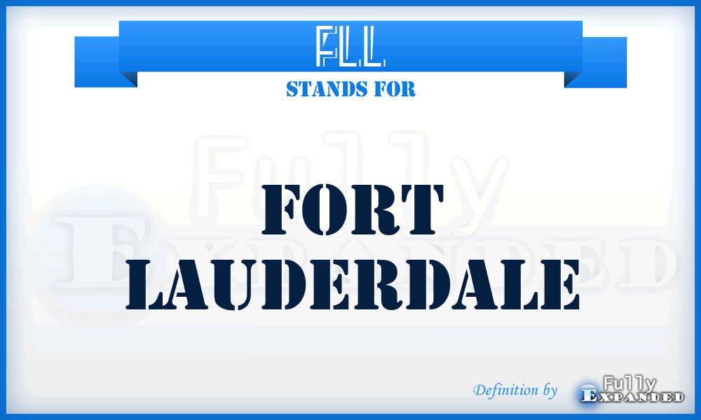 FLL - Fort Lauderdale