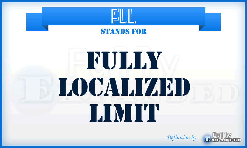 FLL - Fully Localized Limit