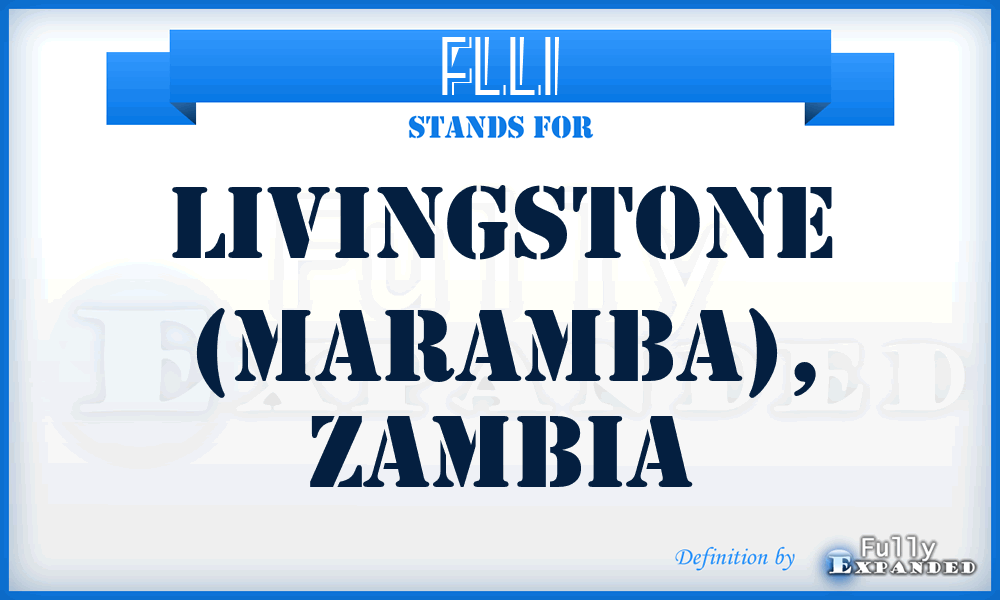 FLLI - Livingstone (Maramba), Zambia