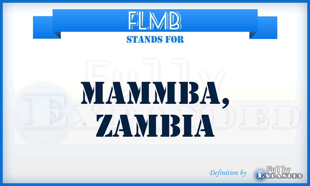 FLMB - Mammba, Zambia
