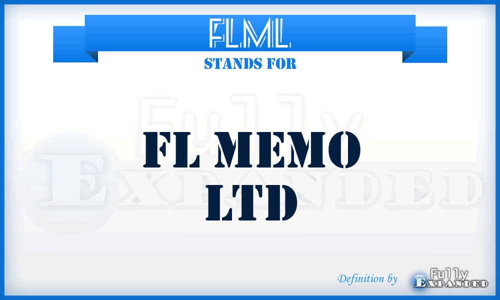 FLML - FL Memo Ltd
