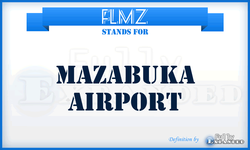 FLMZ - Mazabuka airport