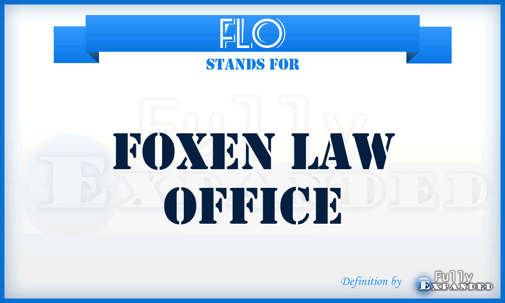 FLO - Foxen Law Office