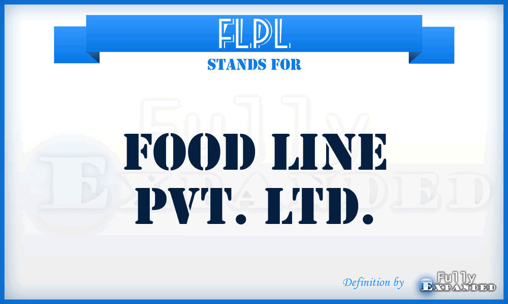 FLPL - Food Line Pvt. Ltd.