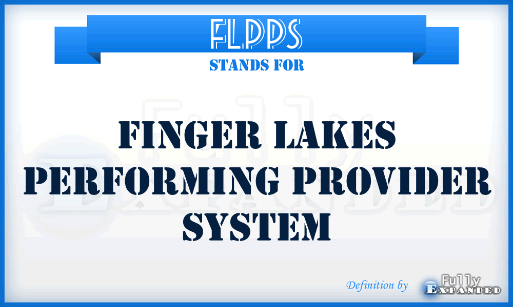FLPPS - Finger Lakes Performing Provider System