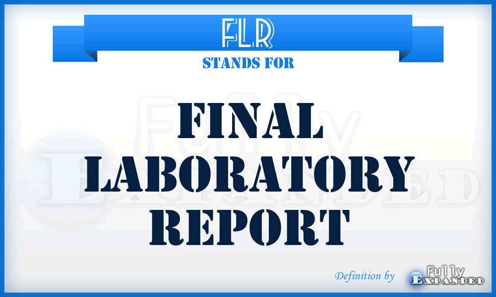 FLR - Final Laboratory Report