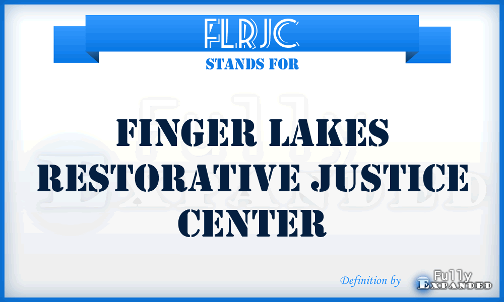 FLRJC - Finger Lakes Restorative Justice Center