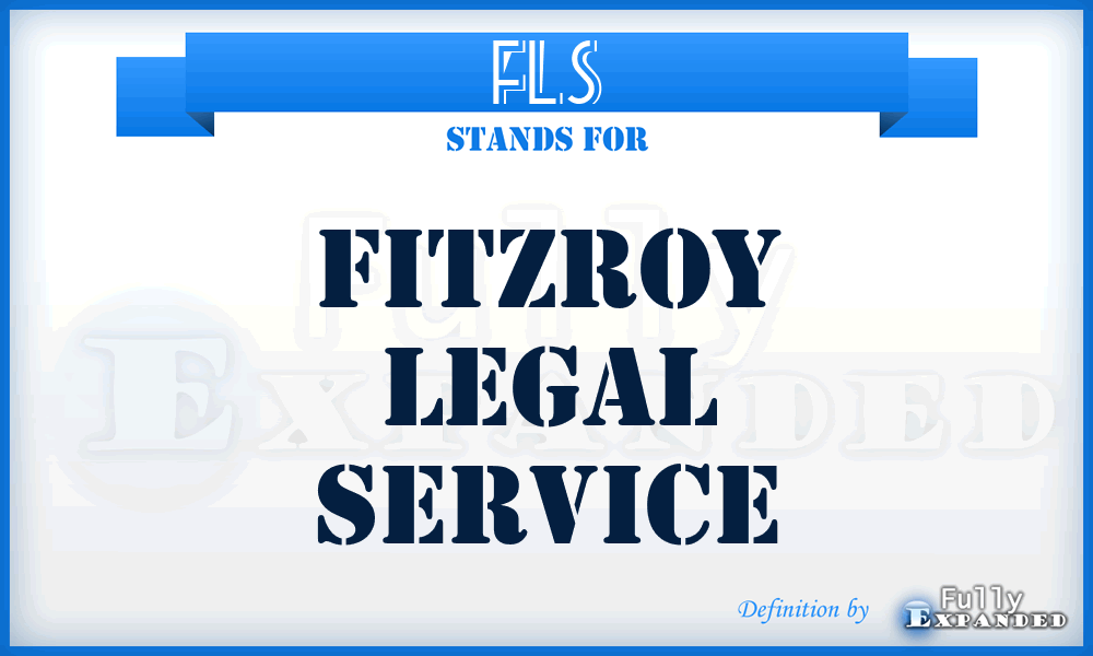 FLS - Fitzroy Legal Service