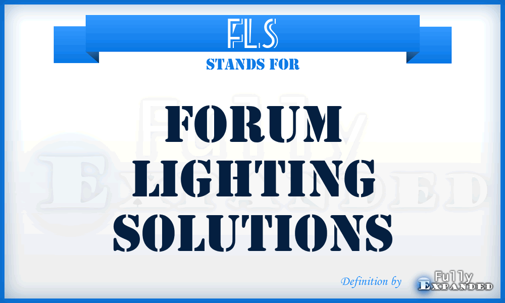 FLS - Forum Lighting Solutions