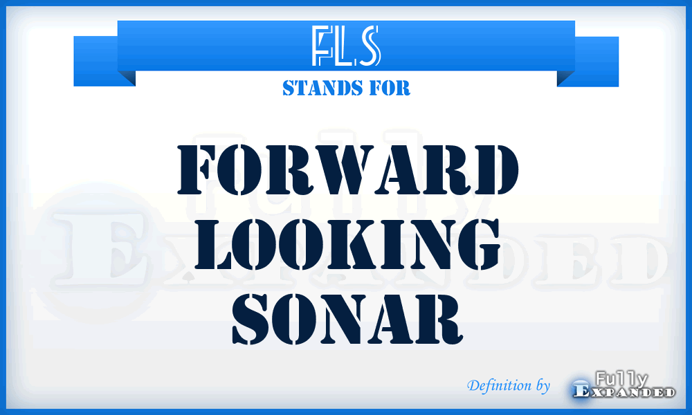 FLS - Forward Looking Sonar