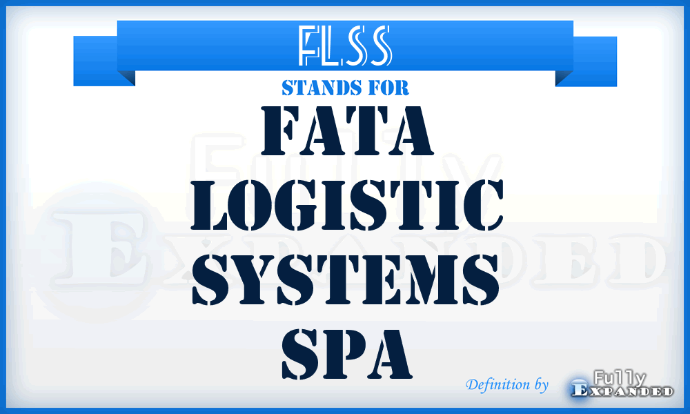 FLSS - Fata Logistic Systems Spa