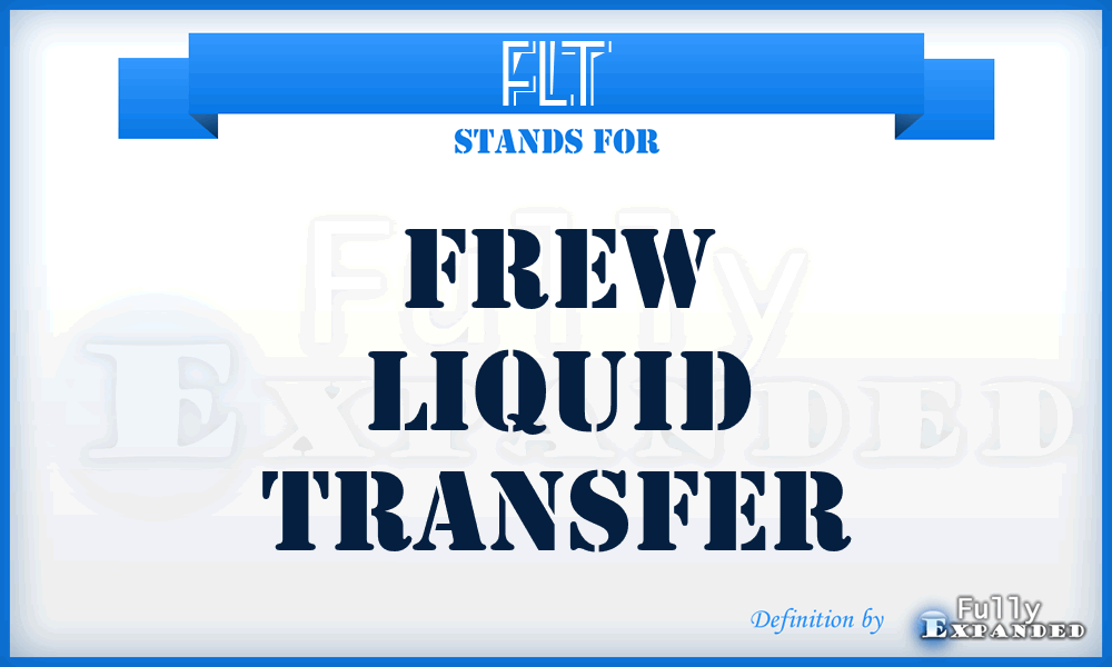 FLT - Frew Liquid Transfer