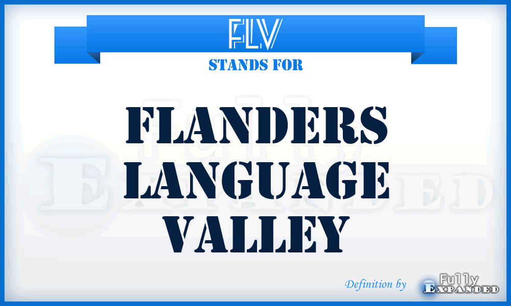 FLV - Flanders Language Valley