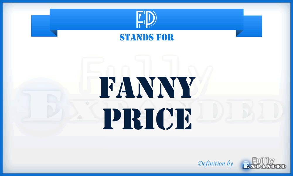 FP - Fanny Price