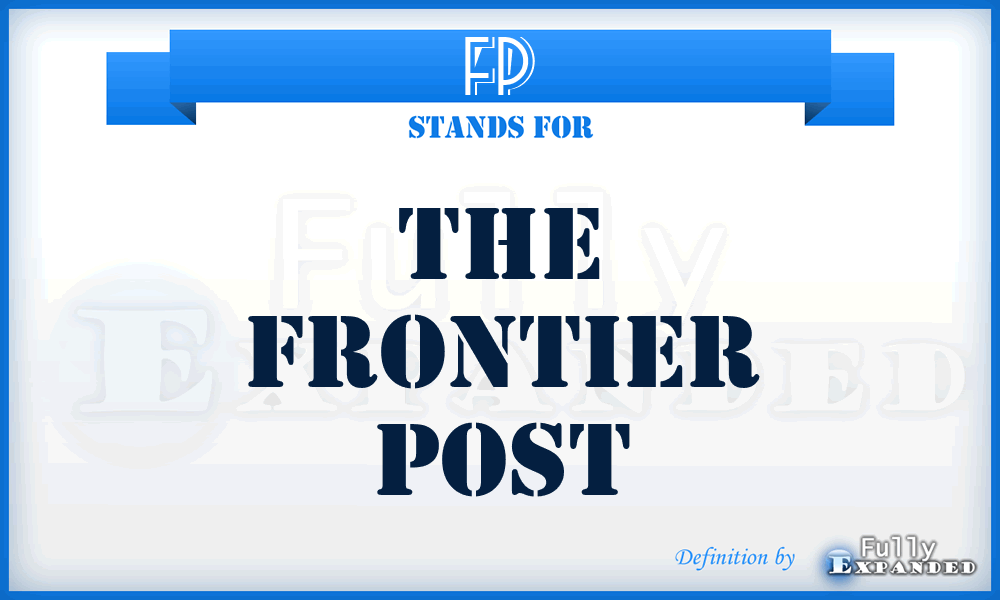 FP - The Frontier Post