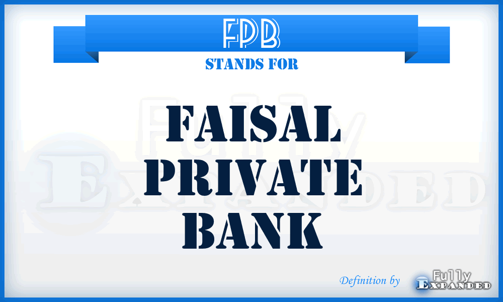 FPB - Faisal Private Bank