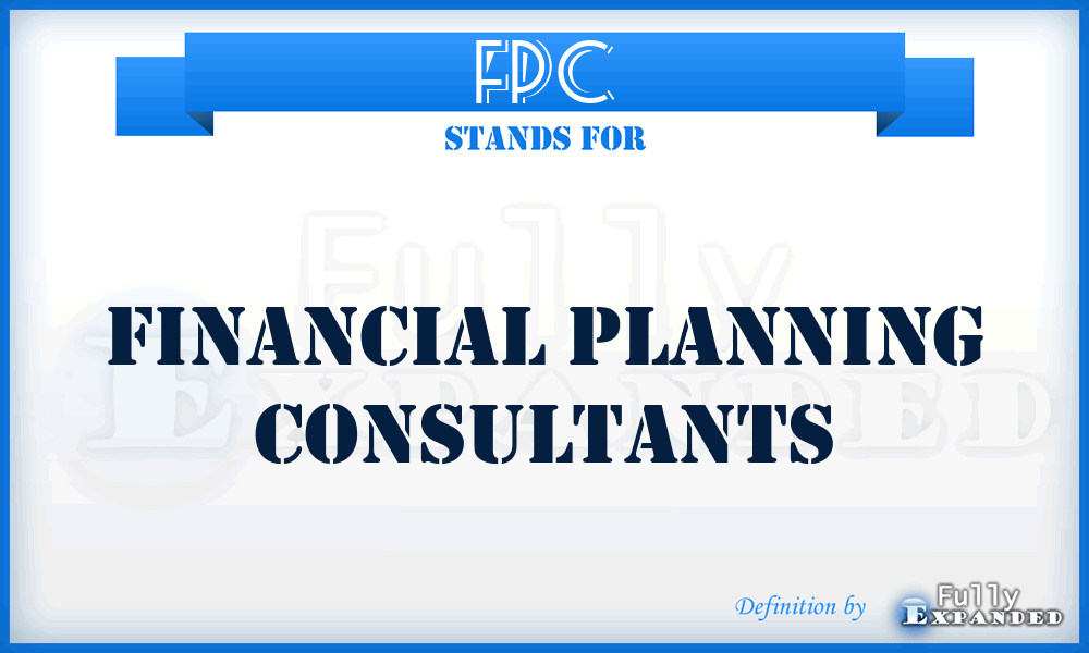 FPC - Financial Planning Consultants