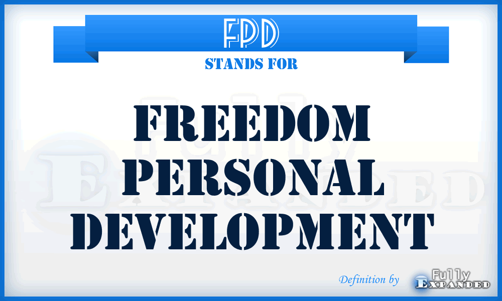 FPD - Freedom Personal Development