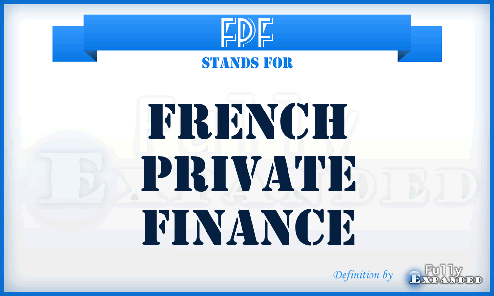 FPF - French Private Finance