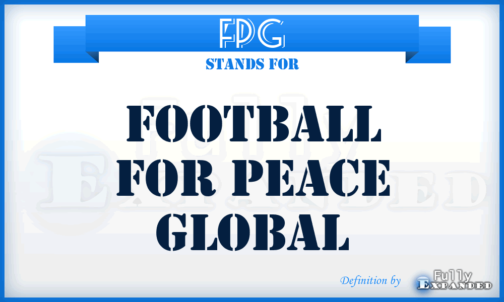 FPG - Football for Peace Global