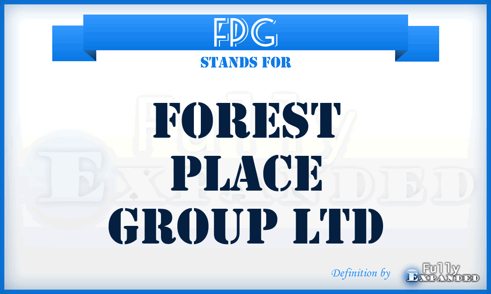 FPG - Forest Place Group Ltd