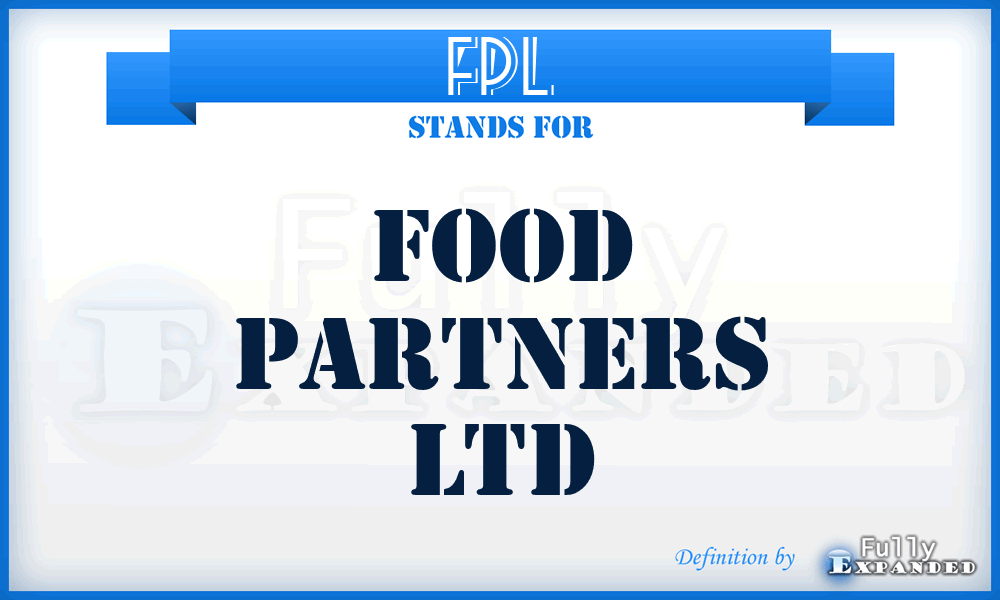 FPL - Food Partners Ltd