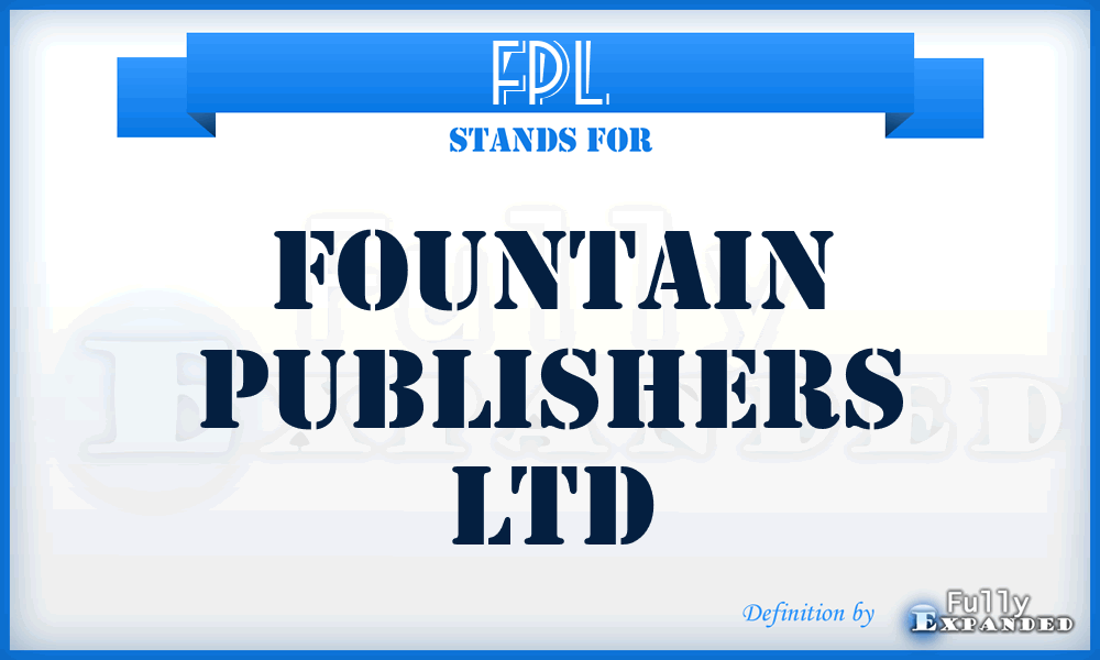 FPL - Fountain Publishers Ltd